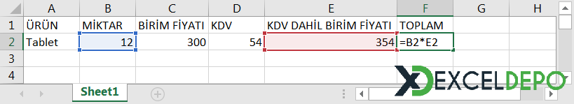 Hesaplama Formülü