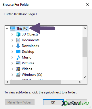 Klasör Listesi