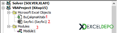 VBA Penceresi