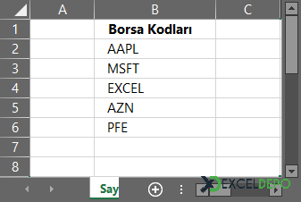 Borsa Kodları