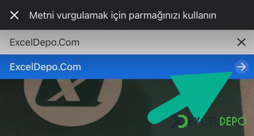 Yazıyı aktarma