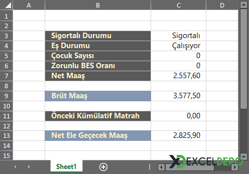 2021 Net Maaş Hesaplama 2021 Net Maaş Hesaplama