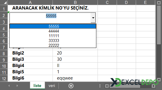 Veritabanından Bulma ve Listeleme Veritabanından Bulma ve Listeleme