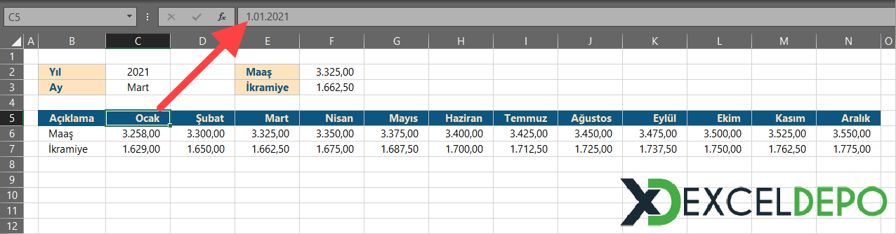 Metin Biçimindeki AY İsmini Tarihlerde Arama Metin Biçimindeki AY İsmini Tarihlerde Arama