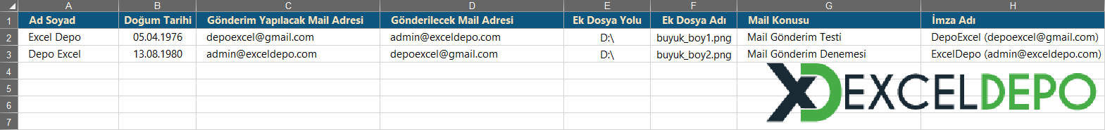 İmza Ekleme Seçenekli Mail Gönderme İmza Ekleme Seçenekli Mail Gönderme