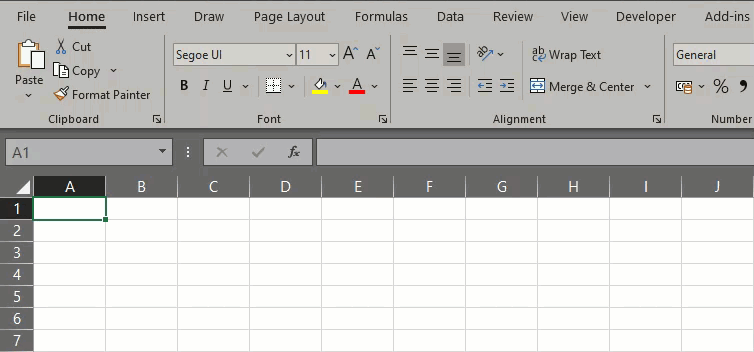 Excel Formül Çubuğu nasıl genişletilir, küçültülür?