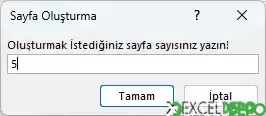 Sayfa Oluşturma