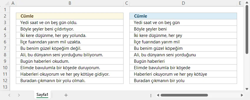 Son Kelimeyi Kaldırma