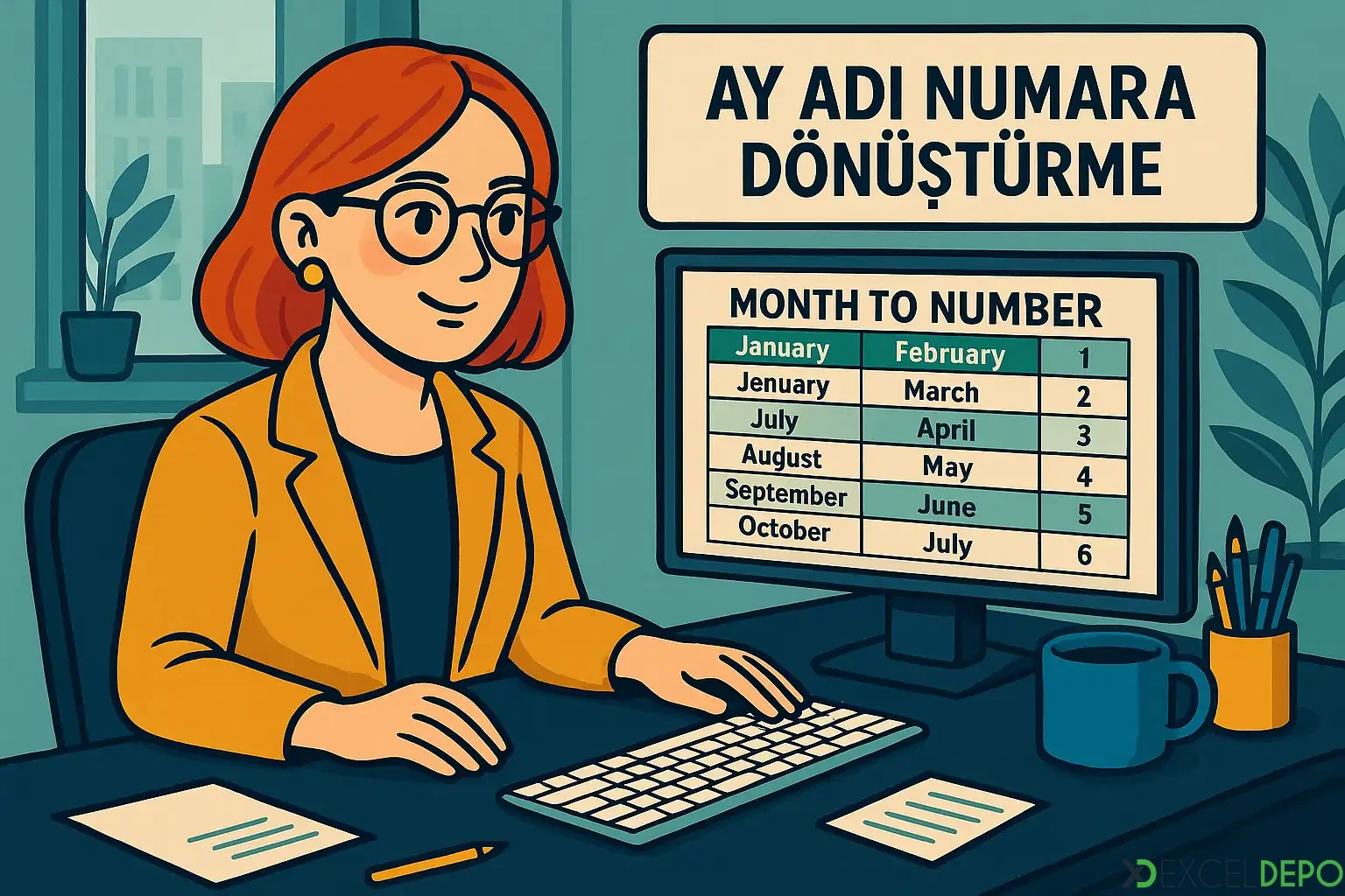 Ay Adı Numara Dönüştürme