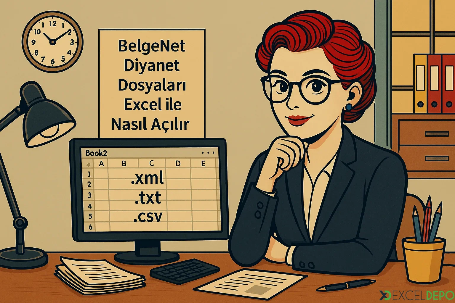 BelgeNet Diyanet Dosyaları Excel ile Nasıl Açılır