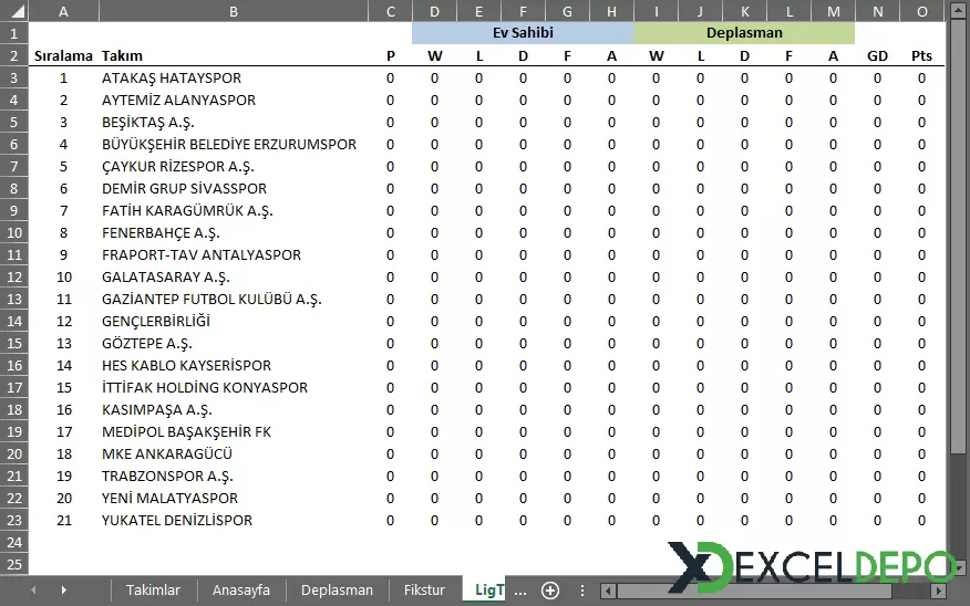 Excel ile Maç Fikstürü Oluşturma-1.webp