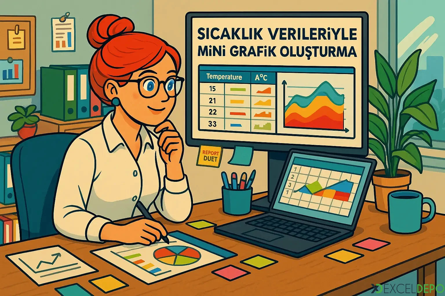 Sıcaklık Verileriyle Mini Grafik Oluşturma
