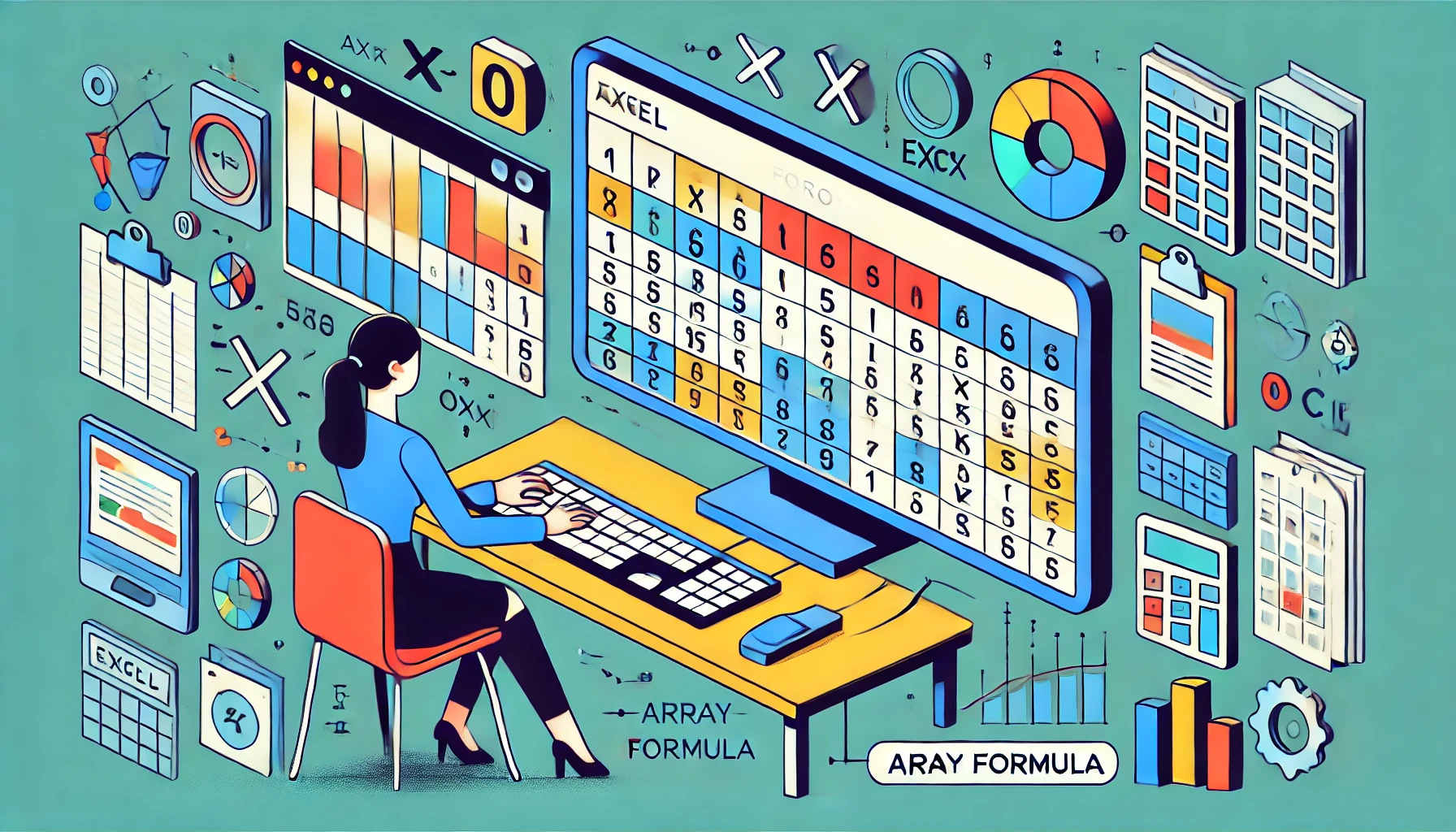 Tek Formül ile Çarpım Tablosu Oluşturma
