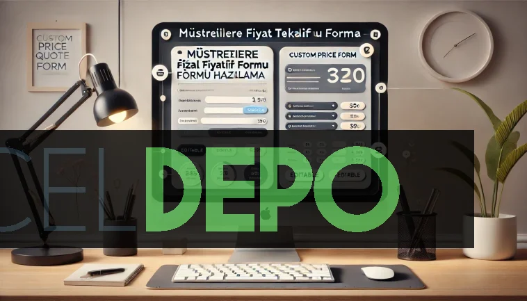 Müşterilere Özel Fiyat Teklif Formu Hazırlama