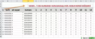 Otomatik Sıra Numarasında Kod Hatası