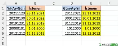 Sql Csv Bozuk Tarih Biçimlerinin Düzeltilmesi