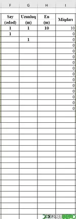 Excel detaylı çarpı formulu yardım