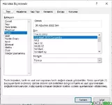 Hücreleri biçimlendir ile ilgili soru