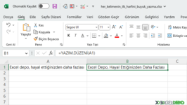 Her Kelimenin İlk Harfini Büyük Yazma