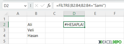 Filtreleme ve Hatasız Sıralama