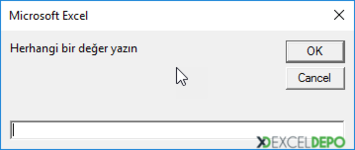 InputBox Fonksiyonu