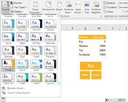 Excel Temaları