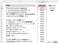 Koşulları Sağlayan 5 Basamaklı Sayılar Oluşturma