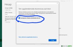 Ofis 365 Kurulumu Esnasında Uyarı Alma