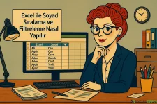 Excel ile Soyad Sıralama ve Filtreleme Nasıl Yapılır