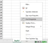 Excel VBA WorkSheet Change Kullanma