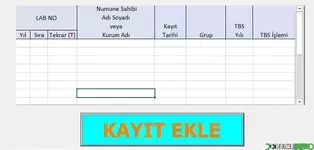 Userform üzerine excel penceresi veya tablo ekleme