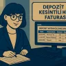 Depozit Kesintili Hizmet Faturası