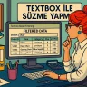 Textbox ile Süzme Yapma