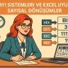 Sayı Sistemleri ve Excel Uyumlu Sayısal Dönüşümler