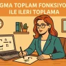 Sigma Toplam Fonksiyonu ile ileri Toplama
