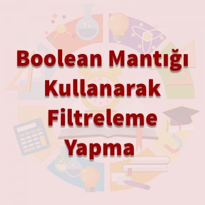 Boolean Mantığı Kullanarak Filtreleme Yapma