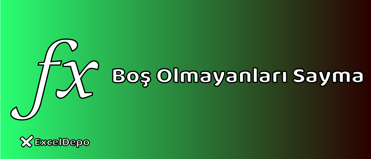 Boş Olmayanları Sayma