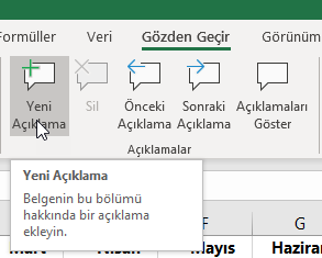 Tartışmalar için zincir açıklamalar eklemek
