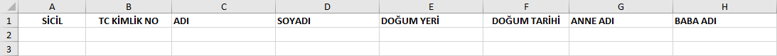 Excel'in doğru kullanımı Excel'in doğru kullanımı