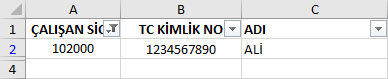 Excel'in doğru kullanımı Excel'in doğru kullanımı