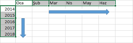 Excel’de çalışma kitabı oluşturma Excel’de çalışma kitabı oluşturma