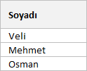 Adı Soyadı ve İkinci Adı Ayırma