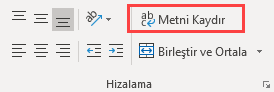 Metni Kaydır
