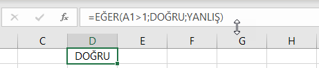 Formül alanını büyütme