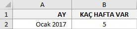 Ay'da Kaç Hafta Var