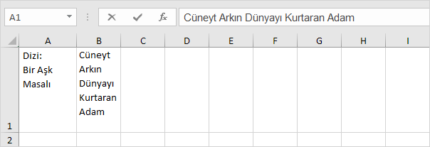 Elle Satır Sonu Eklemek