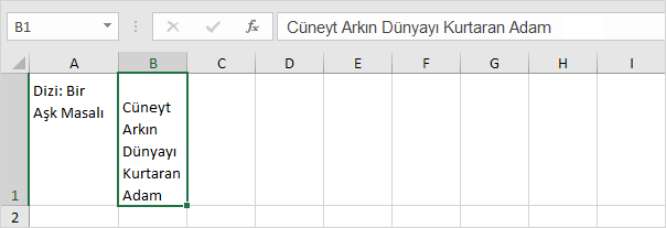 Üste Hizalanmış