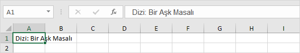 Uzun Metin Dizisi
