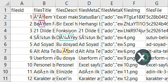 Excel Türkçe Karakter Sorunu Nasıl Düzeltilir