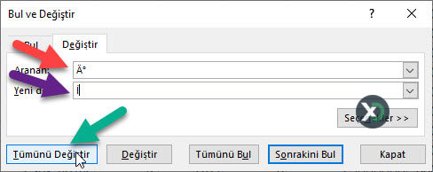 Excel Türkçe Karakter Sorunu Nasıl Düzeltilir